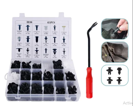 عدة الاصلاح لتتبيت أجزاء السيارات والدراجات (100 قطعة )