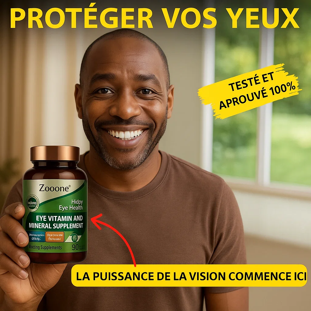 Zoone Eye Health™: Vitamines & Minéraux pour une Vision Claire et Reposée, Prenez Soin de Vos Yeux Naturellement CI
