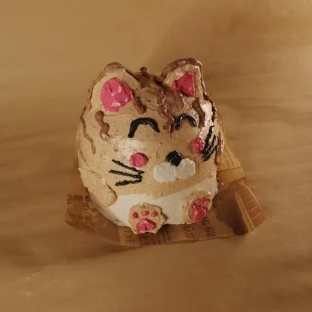 كيكة مخمل القطة