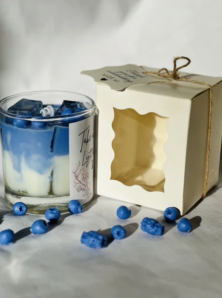 Iced Blueberry Latte Candle