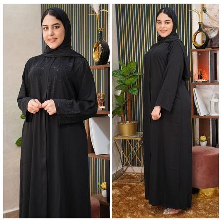 ✨ عباية نور إماراتية بالفولار بتفاصيل فاخرة ✨