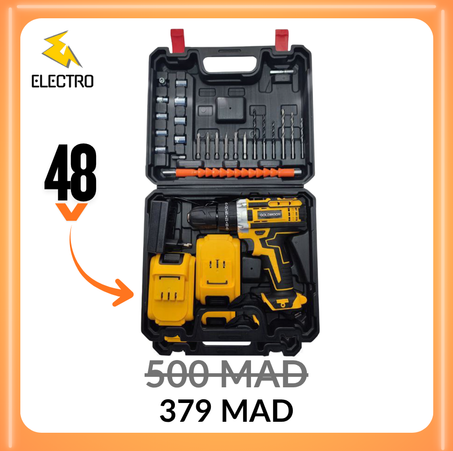 Visseuse 48V : 2 Batteries