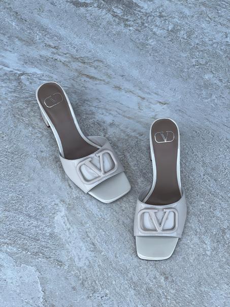 Vlogo Signature Patent Leather Slide Sandal 60Mm