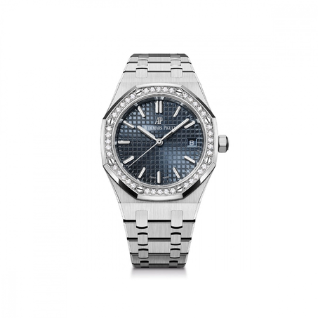 Audemars Piguet Royal Oak Selfwinding Watch Silver - Black Pattern