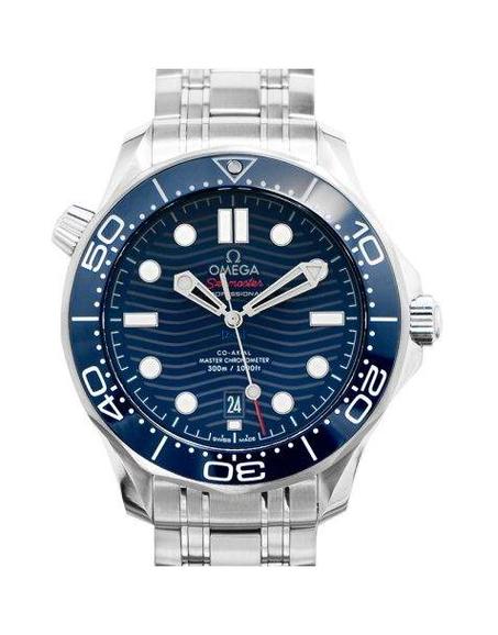Seamaster Diver 300 M Co-Axial Master Chronometer 42 mm Automatic Blue Dial Steel Men's Watch