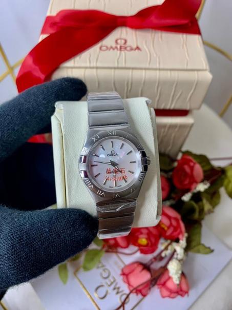 OMEGA CONSTELLATION ALL SILVER-WHITE