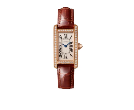 TANK AMÉRICAINE WATCH BROWN-ROSE GOLD