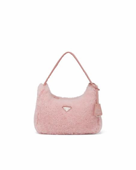 Re-Edition 2000 shearling mini-bag