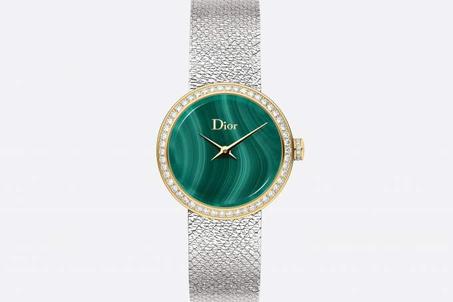 LA D DE DIOR SATINE SILVER-GREEN