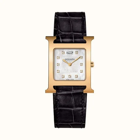Heure H watch Black-Rose Gold