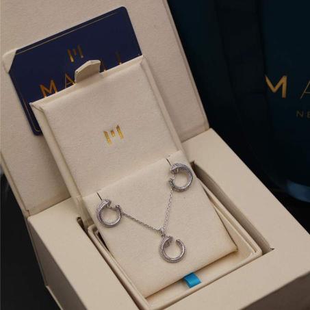 مارلي نيويورك سلسلة + أقراط