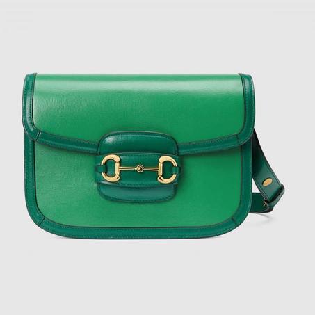 Gucci Horsebit 1955 shoulder bag green