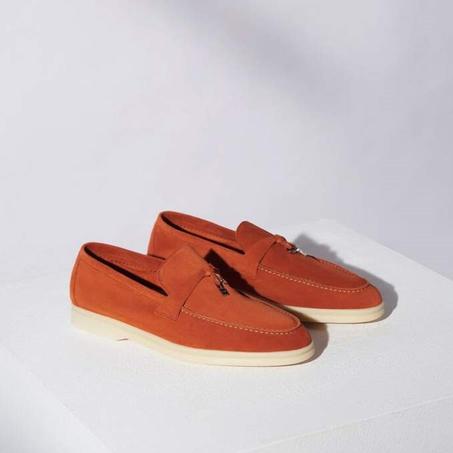 Summer Charms Walk Moccasin Orange Rust