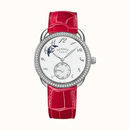 Arceau Petite Lune watch Red
