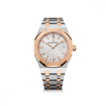 Audemars Piguet Royal Oak Selfwinding Watch Silver-Pink Gold