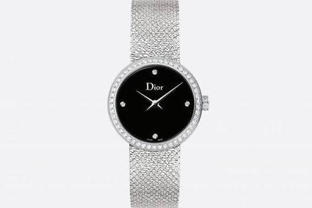 LA D DE DIOR SATINE SILVER-BLACK