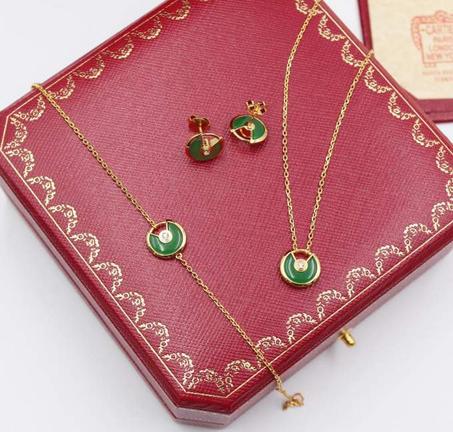 طقم كارتير كامل جولد-أخضر