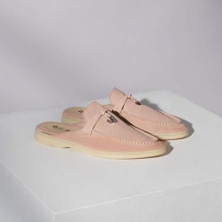 Babouche Charms Walk Moccasin Pink Sand