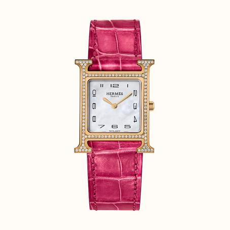 Heure H watch Raspberry-Rose Gold