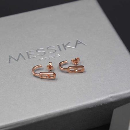 أقراط ميسيكا روز جولد