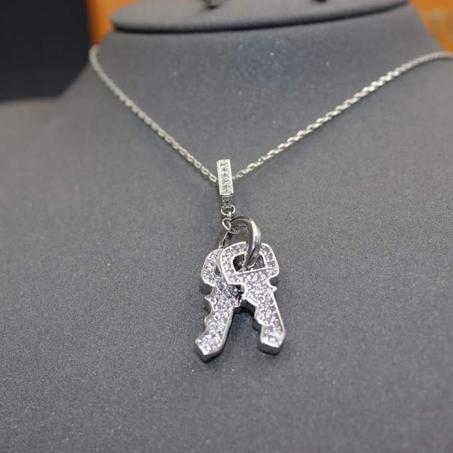 لويس فيتون سلسلة + أقراطعلى شكل مفتاح جولد