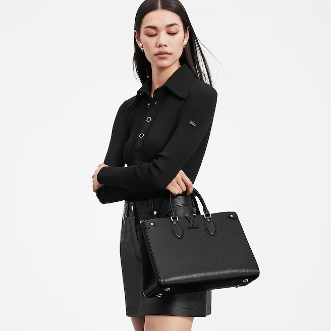 Louis Vuitton Black Grenelle MM Tote Bag – The Closet