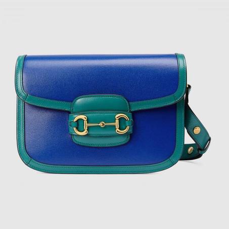 Gucci Horsebit 1955 shoulder bag blue