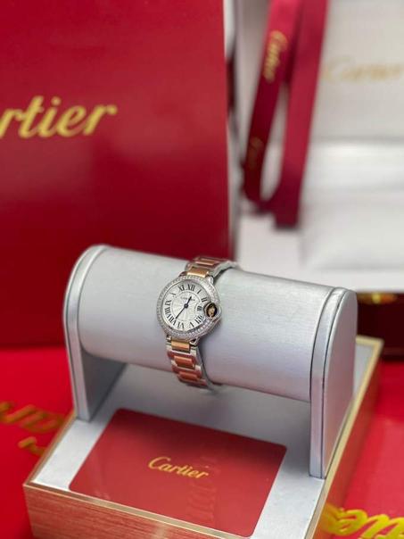 BALLON BLEU DE CARTIER WATCH ROSE GOLD-SILVER