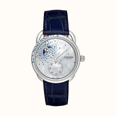 Arceau Petite Lune watch Blue
