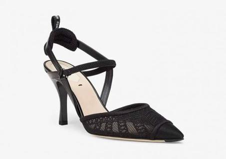 FENDI COLIBRI LITE SLINGBACK BLACK