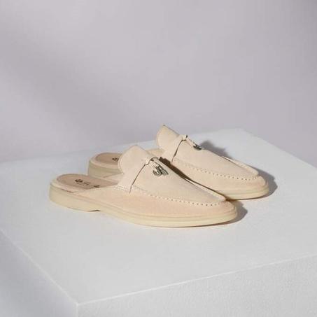 Babouche Charms Walk Moccasin Linen