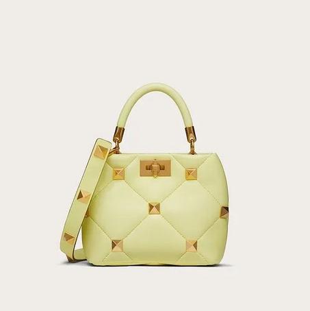 SMALL ROMAN STUD THE HANDLE BAG IN NAPPA