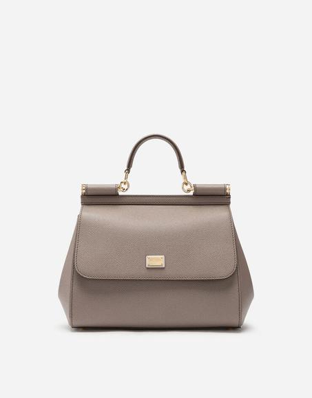 Medium Sicily handbag in dauphine leather