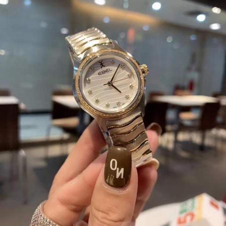 EBEL WAVE SILVER WITH DIAMOND