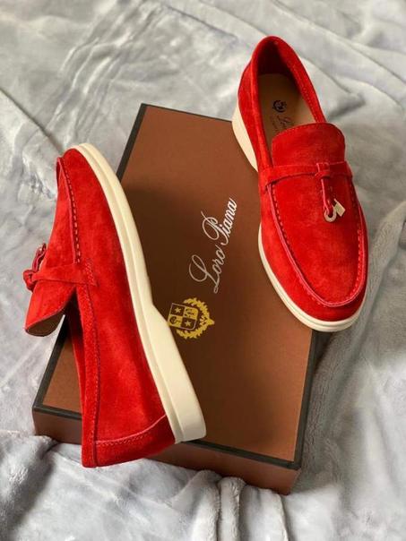 Summer Lucky Charms Walk Moccasin RED