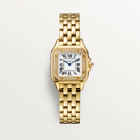 PANTHÈRE DE CARTIER WATCH GOLD-DIAMOND