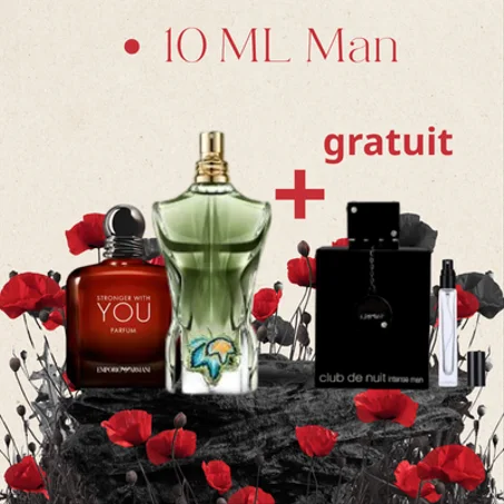 10 ML YOU PARFUM + LE BEAU PARADISE + CLUB DE NUIT GRATUIT