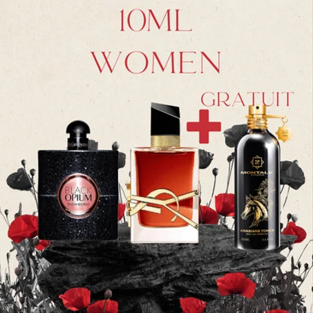 10 ML LIBRE + BLACK OPIUM + ARBIANS TONKA CADEAU