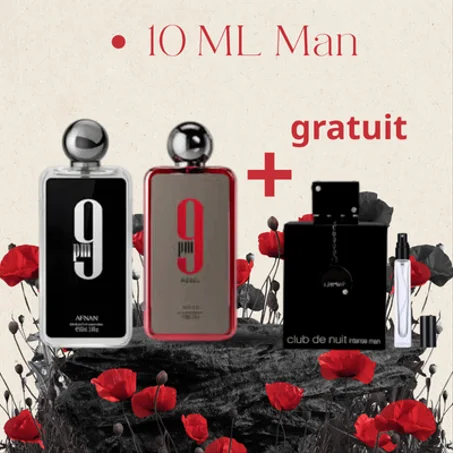 10 ML 9PM REBEL + 9PM  + CLUB DE NUIT GRATUIT