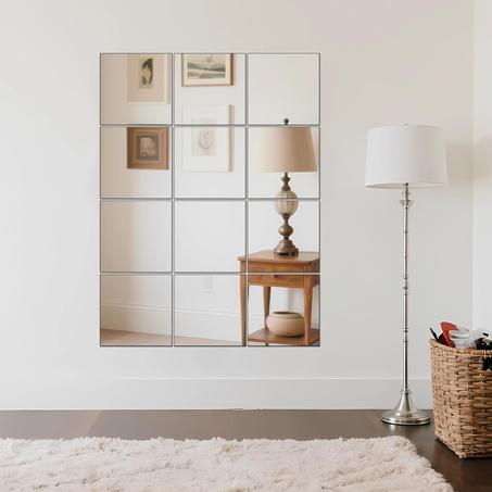 10miroir carré 20cm