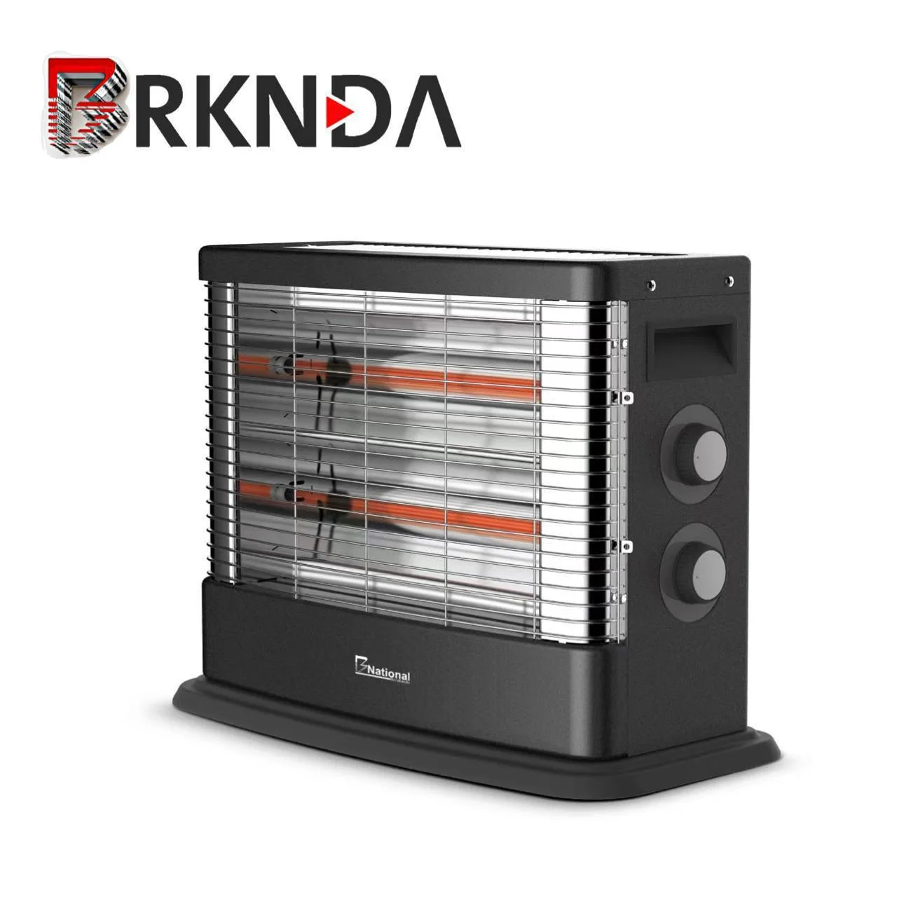 صوبة كهربائية سوداء عريض بـ 3 شمعات من  B NATIONAL – موفرة للطاقة