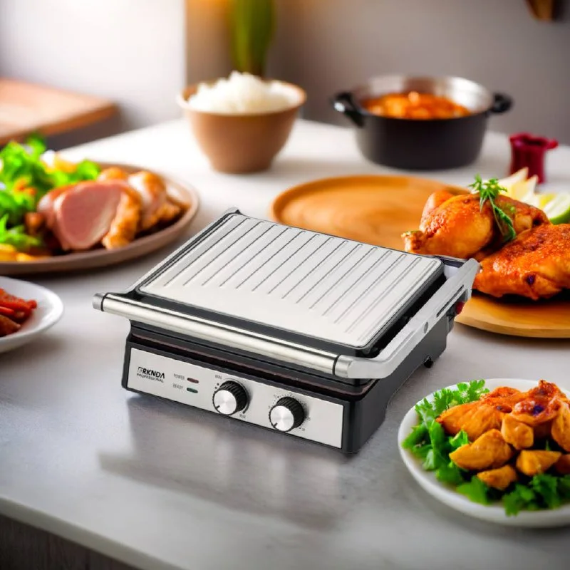 جريل وشواية  ستانلس ستيل مع تايمر من  B NATIONAL