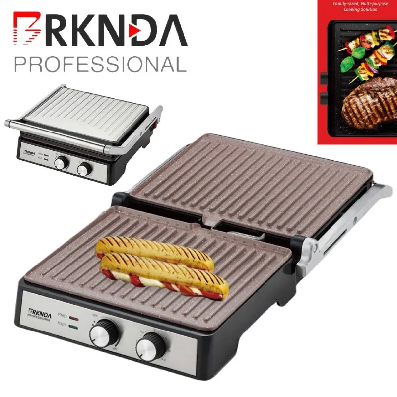 جريل وشواية  ستانلس ستيل مع تايمر من  B NATIONAL