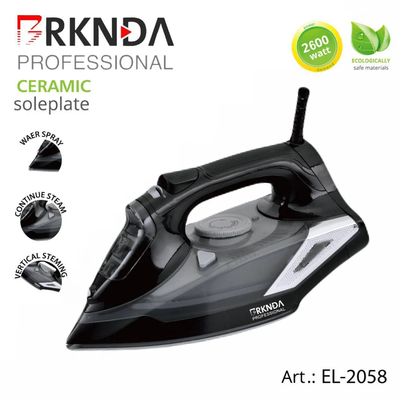 مكواة البخار من RKNDA Professional