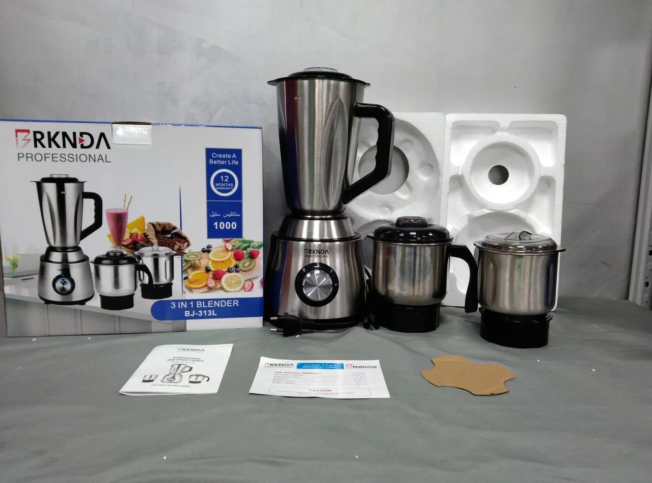 خلاط ستانلس ستيل  بالكامل 3in1 من B National