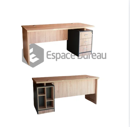 BUREAU 3 TIROIRS  GAMME LUXE