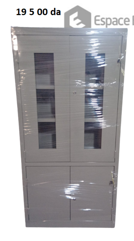 Armoire Bureau Metalique Semi Vitree