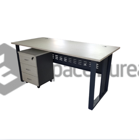 BUREAU ERABLE PEID METALIQUE