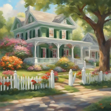 المنزل والحديقة