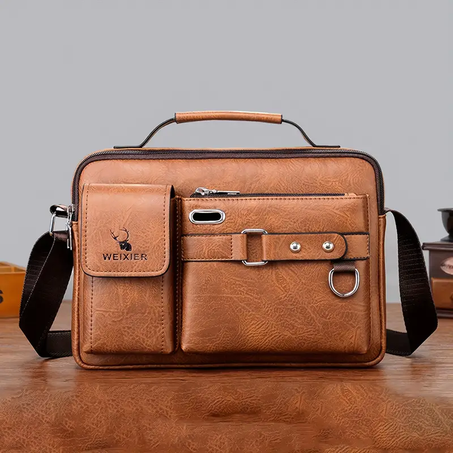 Sac à Bandoulière en Cuir pour Hommes